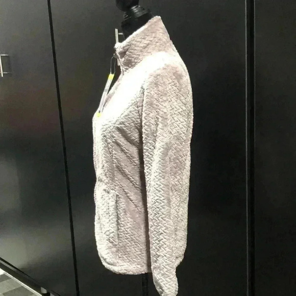 Free2B Faux Fur Teddy Jacket,braided butter pile,full zip,hip pocket,high collar - Picture 3 of 12